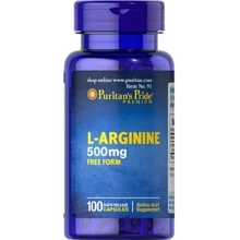 Puritan's Pride L-Arginine 500 mg 100 caps: Тип Аргинин