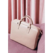 Сумка тоут The Wings Briefcase 2.0 светло-бежевая (TW-Briefcase-2-beige): Пол Унисекс