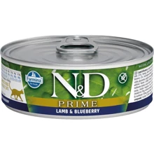 Беззерновий вологий корм для котів Farmina N&D Grain Free Prime Lamb Adult з ягнятком та чорницею 70 г (8606014102062): Тип Влажный корм