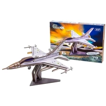 Дерев'яний 3D конструктор PuzzleOk Літак F16 79 деталей (Puz-26913): undefined undefined