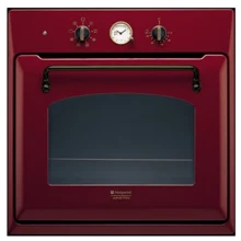 Духова шафа електрична Hotpoint-Ariston FT 850.1 (RB): Об'єм, л 56