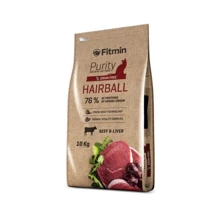 Корм для взрослых кошек Fitmin cat Purity Hairball длинношерстных (Говядина и печень) 10 кг (ф3463): Тип Сухой корм