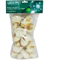 Лакомство для собак Lucky Pet Узелок одинарный №3 + мясо курицы 9-12 см 10 шт. (551122): Производитель Lucky Pet
