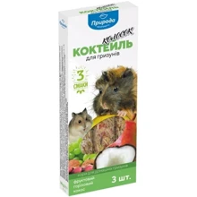 Лакомство для грызунов Природа Колосок Коктейль фруктовый ореховый кокос 90 г (4823082400997): undefined undefined