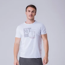 Спортивна футболка Peak FW692091-WHI XL біла з принтом: Вид Спортивні футболки