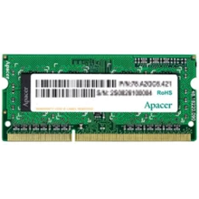 Apacer 4 GB SO-DIMM DDR3 1600 MHz (AS04GFA60CATBGC): Тип DDR3