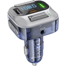 FM-трансмітер Hoco E75 Bravery PD30W+QC3.0 dark blue: Виробник HOCO