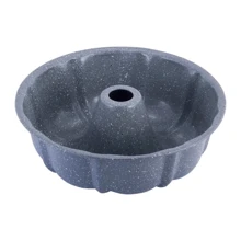 Форма Kamille 25х8 см серая (KM-6032-GR): Крышка Нет