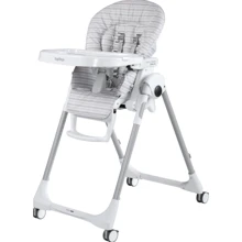 Стульчик для кормления Peg-Perego Prima Pappa Follow Me Linear Grey серый в полоску (IH01000000RIG56): Тип классический стульчик