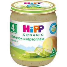 Пюре HIPP цуккини с картофелем, 125 гр (9062300131182): Вид Овощное