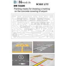 Маска DAN models для нанесения разметки на бетонке аэродрома (DAN72100): Производитель DAN models