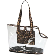 Сумка Croci Invisible Leopard летняя для животных прозрачная 41х21х31см (C6178542): Производитель Croci