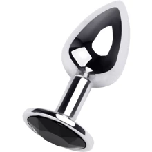 Анальна пробка із кристалом Metal By Toyfa Silver anal plug Tourmaline: Для кого унісекс