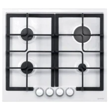 Варочная поверхность газовая Gorenje G 61 SYW: Расположение панели спереди