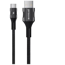 Кабель Proove USB Cable to USB-C Braided Scout 2.4A 1m Black: Тип USB Cable - USB-C