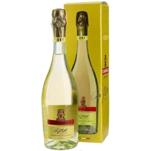 Вино Chiarli Lambrusco dell 'Emilia Bianco Dry gift box белое сухое игристое 0.75 л (BWQ7855): Объем, л 0.75