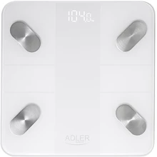 Весы напольные Adler AD 8186 white Smart: Тип Электронные