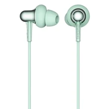 Наушники 1More Stylish Dual-dynamic Driver Mic Green: Тип конструкции вакуумные