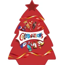 Шоколадний набір Celebrations Новорічна ялинка 215 г (5000159500593): Вага, г 215
