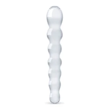 Стеклянный дилдо в виде бусин Gildo Glass Dildo No. 19: Назначение Вагинальные