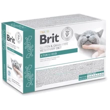 Влажный корм Brit GF VetDiet Care Sterilised для котов с лососем 12 x 85 г (8595602566761): Тип Влажный корм