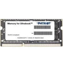 PATRIOT 8 GB SO-DIMM DDR3L 1600 MHz (PSD38G1600L2S): Тип DDR3L