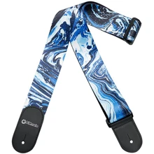 Гитарный ремень DIMARZIO DD3140 STEVE VAI w/Leather Ends - Blue Universe: Производитель DIMARZIO