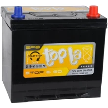 Topla 60 Ah/12V Topla EFB Euro (0) (112060): Ємність, Ач 60
