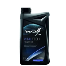 Моторное масло WOLF VITALTECH 10W60 1Lx12: Тип Полусинтетическое