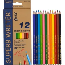 Карандаши цветные E4100G-12СВ 12цв. Superb writer Gold: Тип Цветные