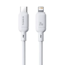 Кабель Baseus Cable USB-C to Lightning Silky Series 20W 2m White (P10377700213-01): Тип USB-C - Lightning
