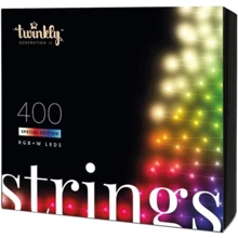 Гирлянда Smart LED Twinkly Strings RGBW 400 Gen II IP44 длина 32м кабель черный: Тип Линейная