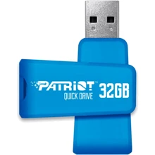 USB-флешка Patriot 32GB Color Quick Drive USB 3.1 Blue (PSF32GQDBL3USB): Стандарт USB USB 3.1