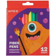 Фломастери Kite Jolliers K19-047, 12 кольорів: Тип На водній основі