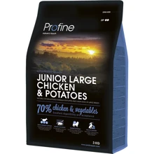 Сухой корм для щенков и молодых собак крупных пород Profine Junior Large Chicken с курицей и картофелем 3 кг (8595602517398): Тип Сухой корм