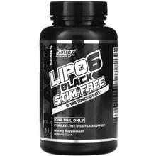 Жироспалювач Nutrex Lipo-6 Black Ultra Concentrate Stim-Free 60 capsules: Стать унісекс