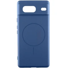 Чехол для телефонов Lakshmi Case Silicone Cover Full Camera MagFit Navy Blue for Google Pixel 7: Совместимость Google Pixel 7