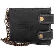 Мужское портмоне Always Wild серое (DNK2900-BIC-black): Пол Мужской
