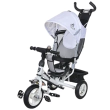 Велосипед трехколесный на надувных колесах Mars Mini Trike Бело-серый (950D): Тип 3х колесный велосипед