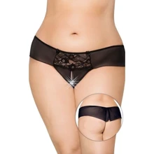 Женские стринги SoftLine G-String 2433, Plus Size, XXXL (black): Для кого Для женщин