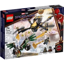 Конструктор LEGO Super Heroes Marvel Дуэль дронов Человека-Паука (76195): Количество деталей, шт. 198