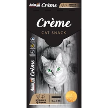 Лакомство AnimAll Сrème для котов с курицей и тунцом 6х15 г (176406): Вид Стики