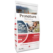 Беззерновой корм Pronature Holistic Asiato для котов с рыбой и папайей 2 кг: Тип Сухой корм