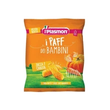 Снек Plasmon i Paff dei Bambini (тыква + морковка), 15 г (WT4390): Вес нетто 15 г