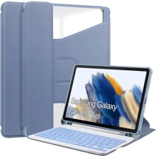 Аксессуар для планшетных ПК BeCover Case Rotatable Smart Keyboard Purple for Samsung Galaxy Tab A9 Plus SM-X210/SM-X215/SM-X216 (710334): Цвет фиолетовый