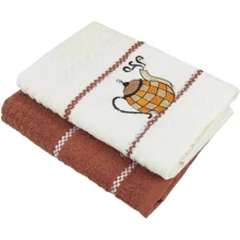 Рушник HomeBrand Чай набір для кухні 2 шт 40x60 см (5856): Тип набор полотенец