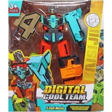 Трансформер Mic Digital Cool Team цифры (8337-8): Тип игрушки Робот-автомобиль