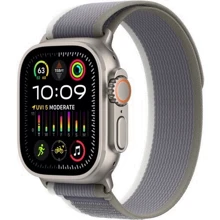 Apple Watch Ultra 2 GPS + Cellular 49mm Titanium Case with Green/Gray Trail Loop - S/M (MRF33) : Размер 49mm