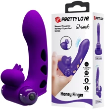 Кліторальний стимулятор на палець Pretty Love - Orlando Finger Violet, BI-014836-1: Для кого унісекс