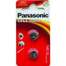 Panasonic LR44 2шт Alkaline (LR-44EL/2B): undefined undefined